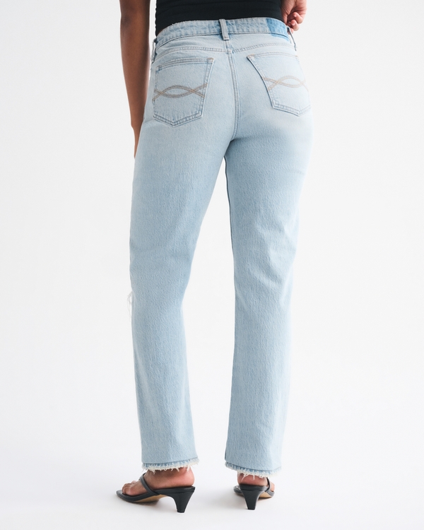 Curve Love Mid Rise 90s Straight Jean