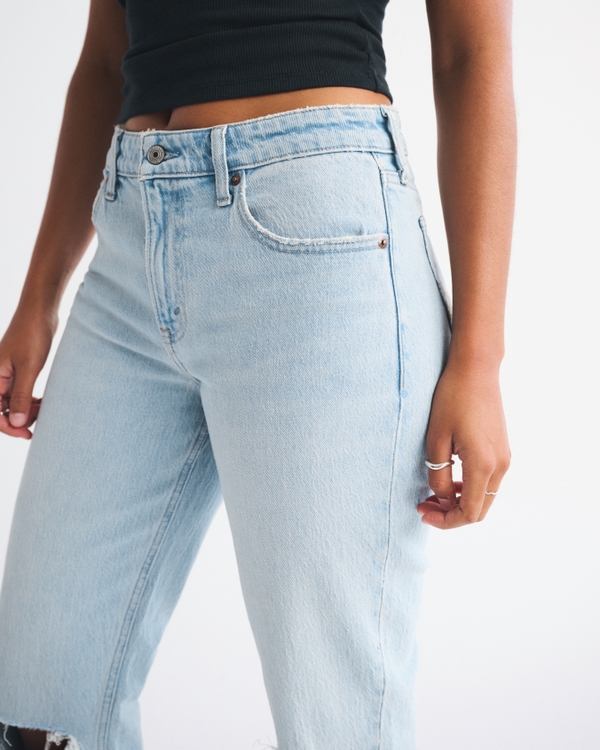 Curve Love Mid Rise 90s Straight Jean