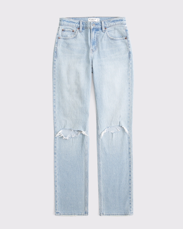 Curve Love Mid Rise 90s Straight Jean