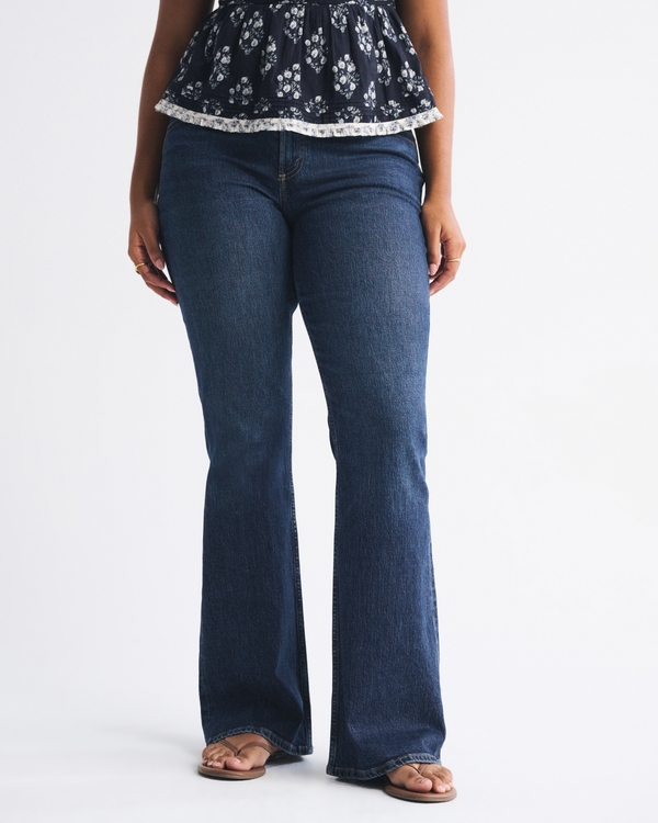 Curve Love Mid Rise Bootcut Rhinestone Pocket Jean