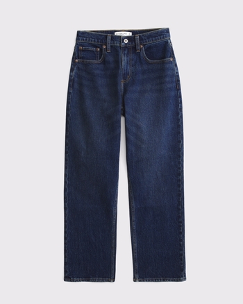 Curve Love High Rise 90s Cropped Straight Jean