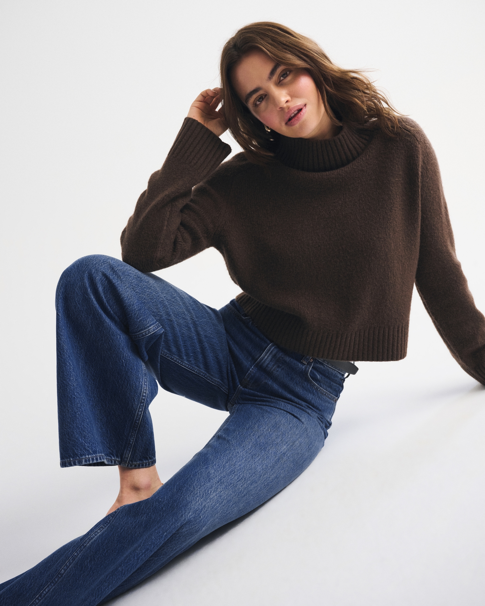 High Rise Wide Leg Trouser Jean