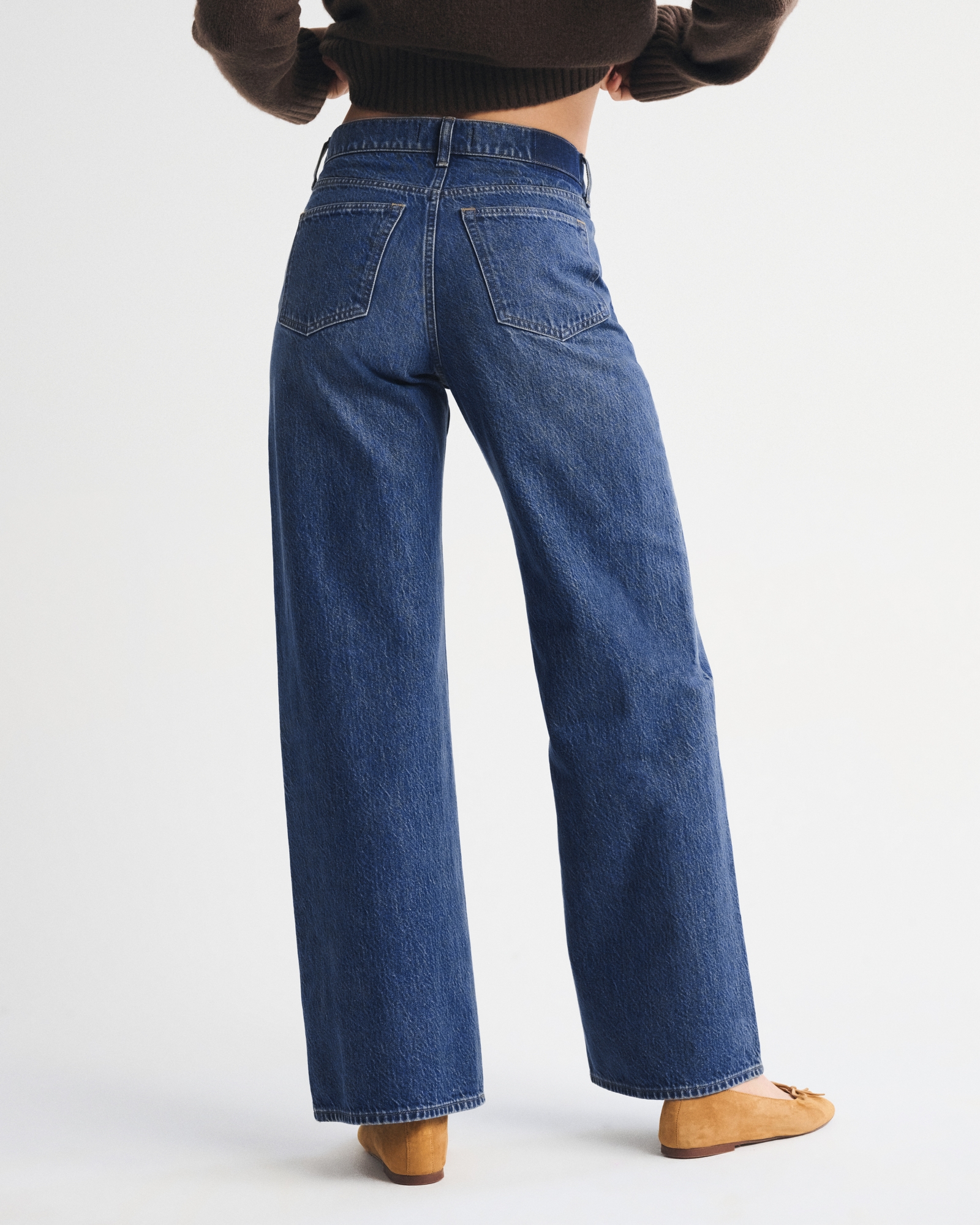 High Rise Wide Leg Trouser Jean