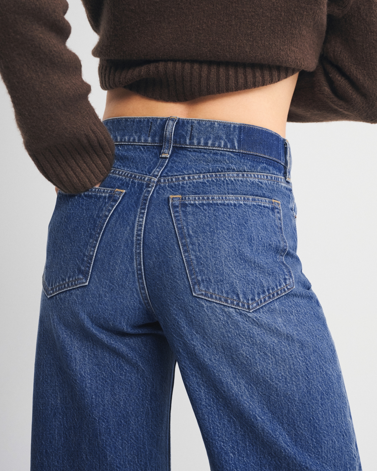 High Rise Wide Leg Trouser Jean