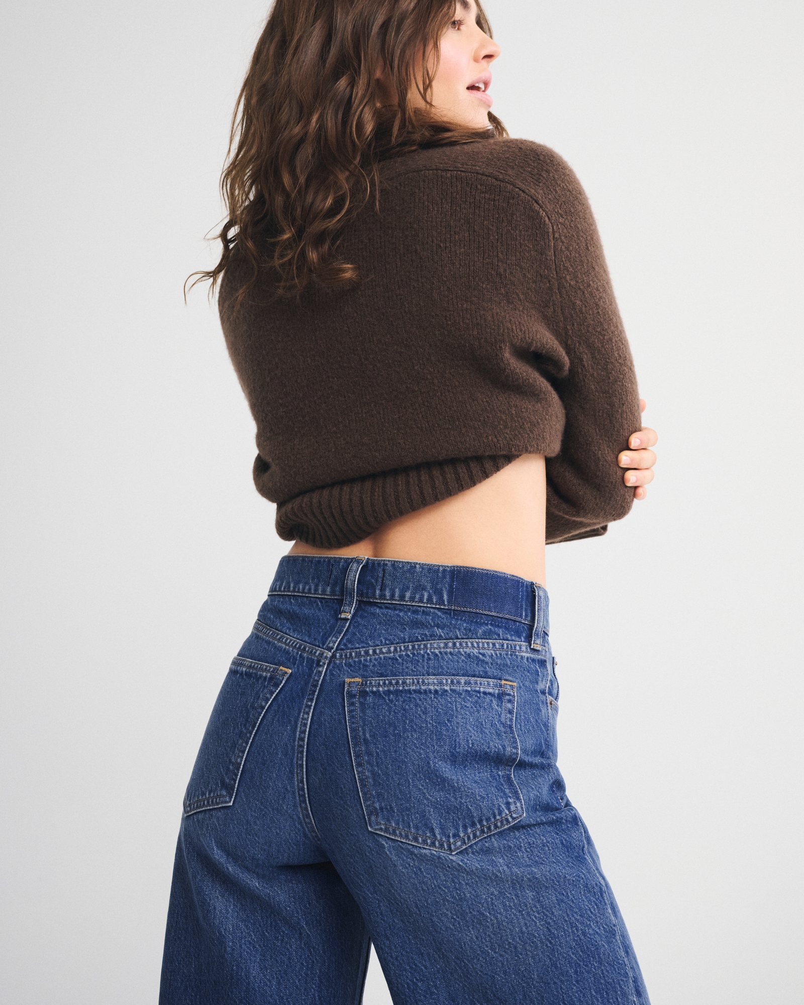 High Rise Wide Leg Trouser Jean