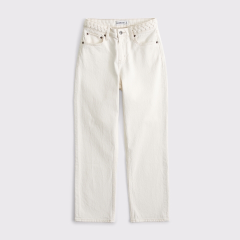 Женские джинсы Abercrombie & Fitch High Rise 90s Cropped Straight Jean