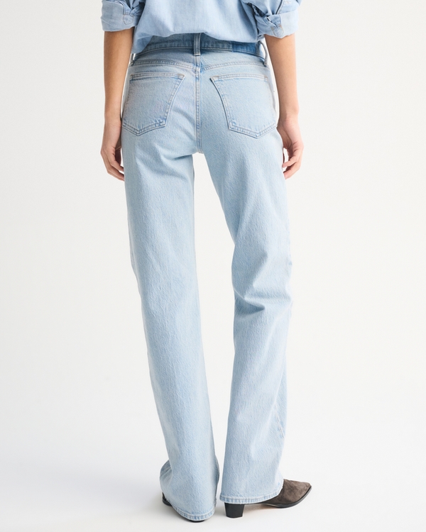 High Rise 90s Relaxed Rose Embroidered Jean