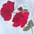 light wash with embroidery