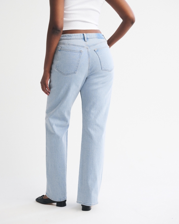 Curve Love High Rise 90s Relaxed Rose Embroidered Jean