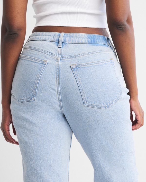 Curve Love High Rise 90s Relaxed Rose Embroidered Jean