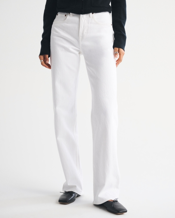 High Rise 90s Relaxed Jean, White view 2
