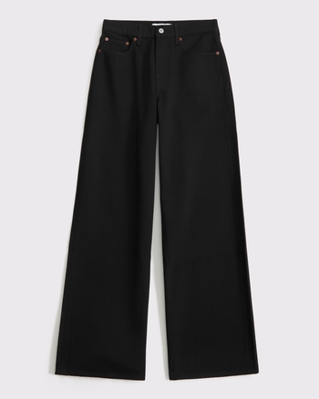 High Rise Wide Leg Jean from Abercrombie & Fitch - $90