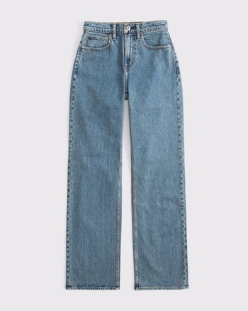 High Rise 90s Relaxed Jean from Abercrombie & Fitch - $90
