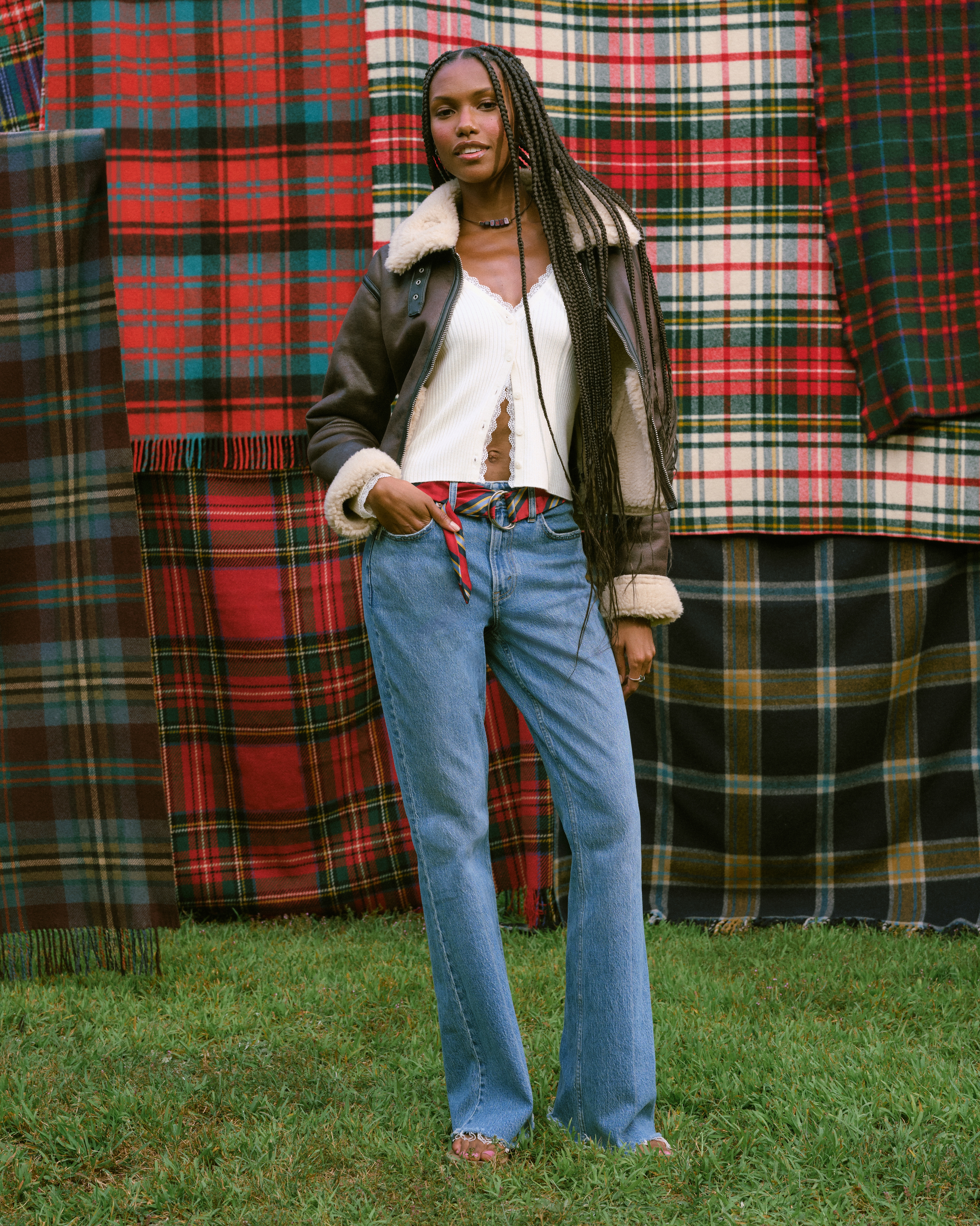 Abercrombie & Fitch Curve Love High Rise Bootcut Jean