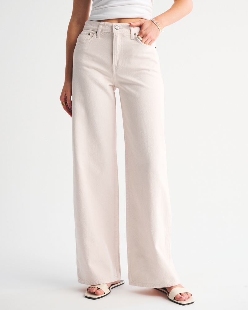 High Rise Wide Leg Jean