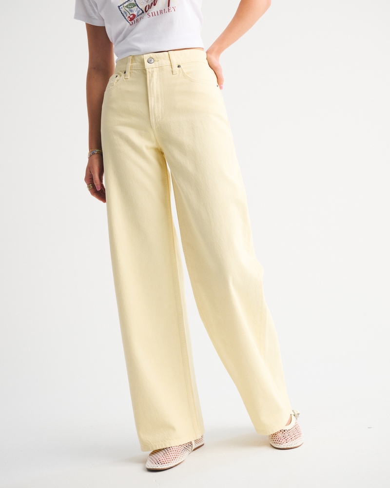 High Rise Wide Leg Jean