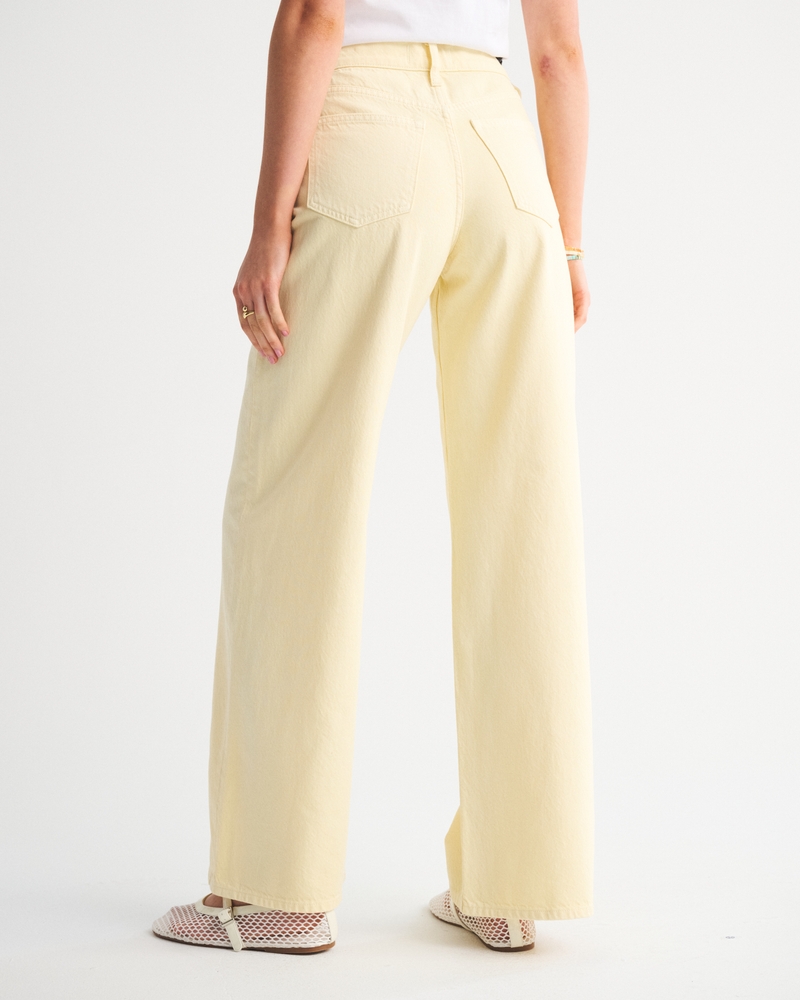 High Rise Wide Leg Jean