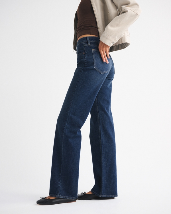 High Rise 90s Relaxed Crossover Waistband Jean