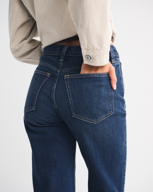 High Rise 90s Relaxed Crossover Waistband Jean