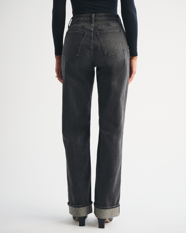 Curve Love High Rise 90s Relaxed Cuffed Hem Jean