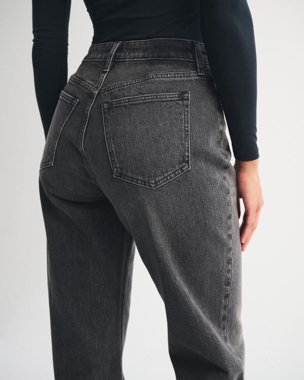 Curve Love High Rise 90s Relaxed Cuffed Hem Jean