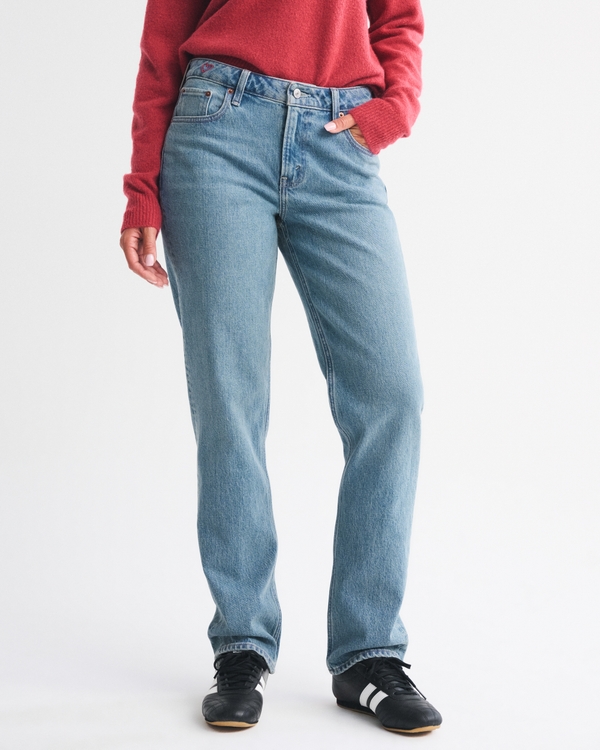 Curve Love Mid Rise 90s Straight Jean
