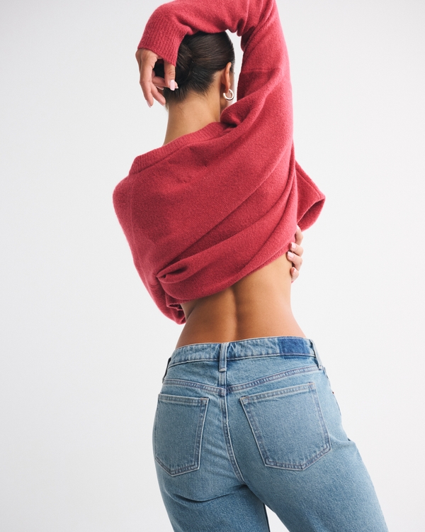 Curve Love Mid Rise 90s Straight Jean