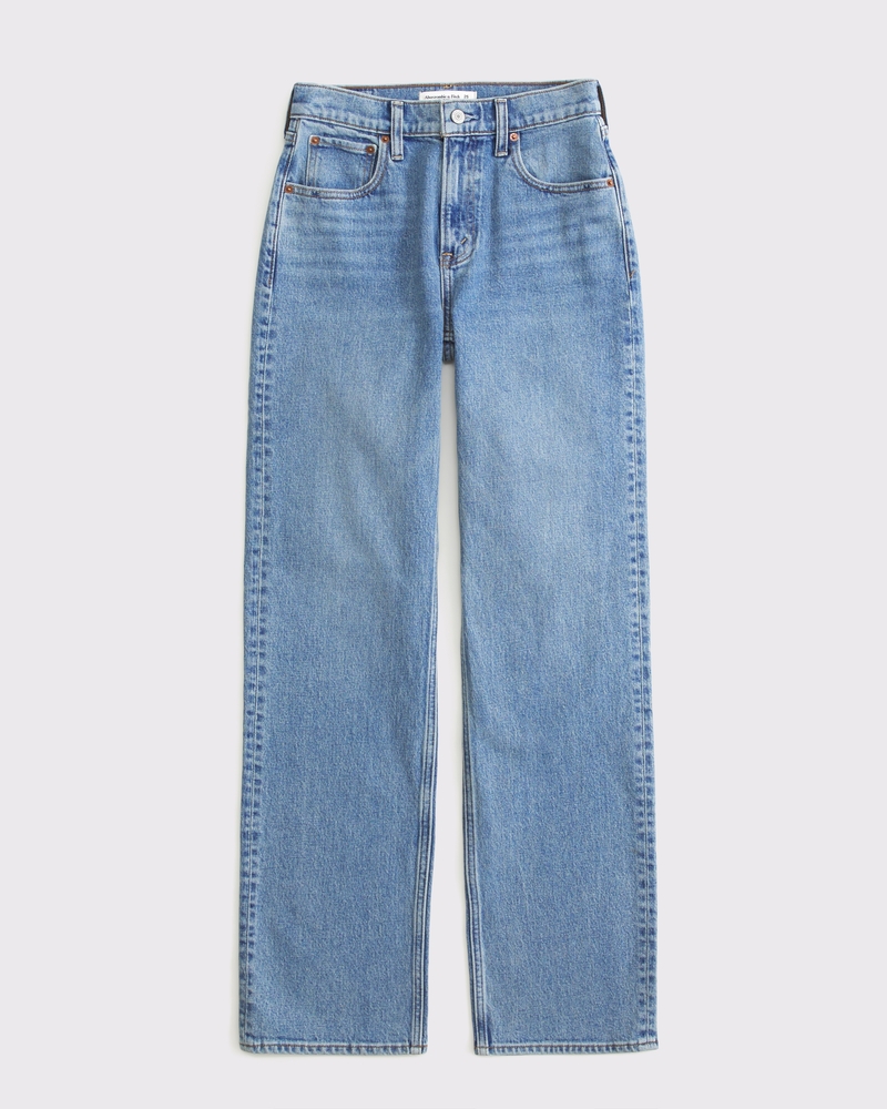 Women's Curve Love High Rise 90s Relaxed Cowboy Embroidered Jean
