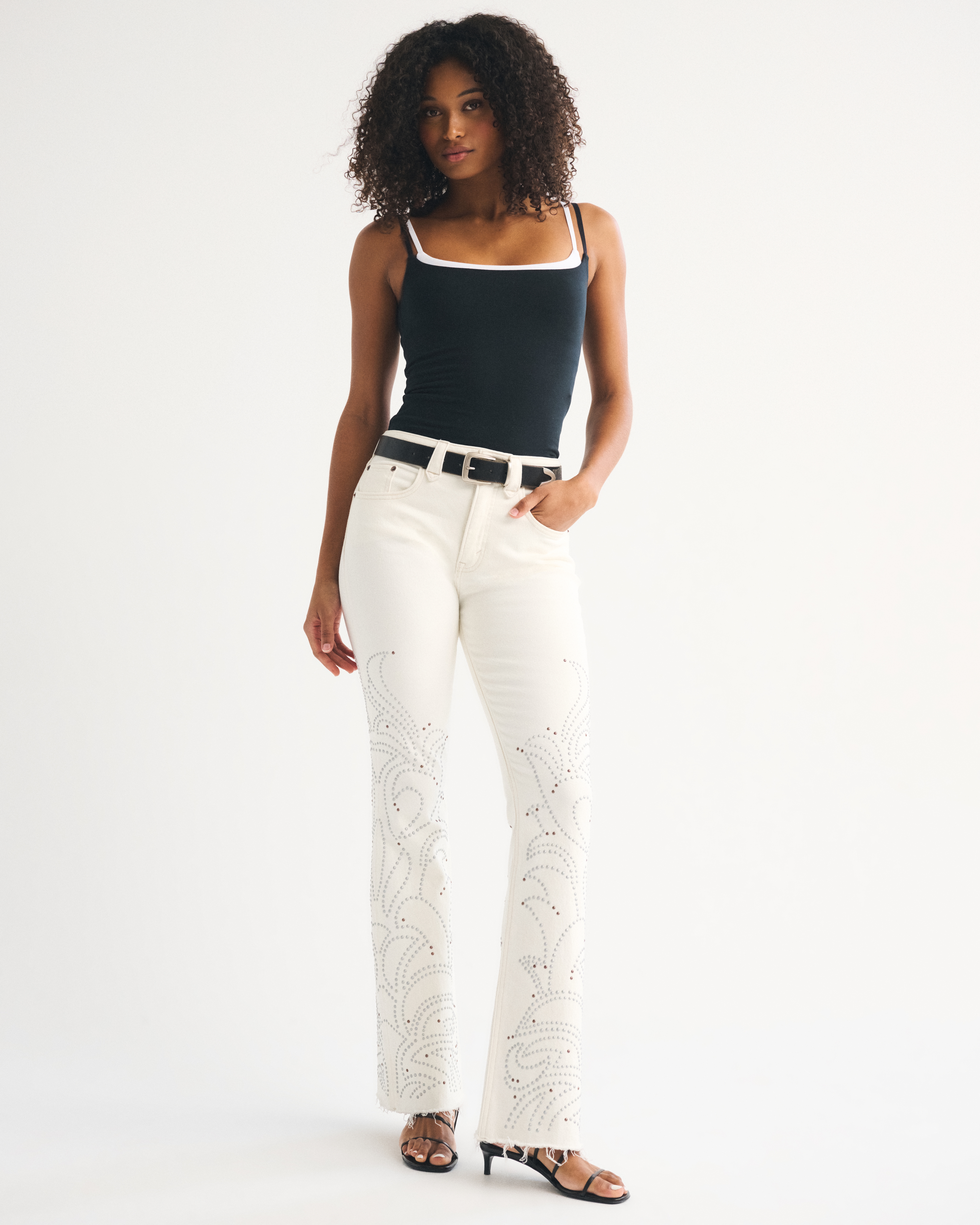 Abercrombie & Fitch Curve Love High Rise Bootcut Jean