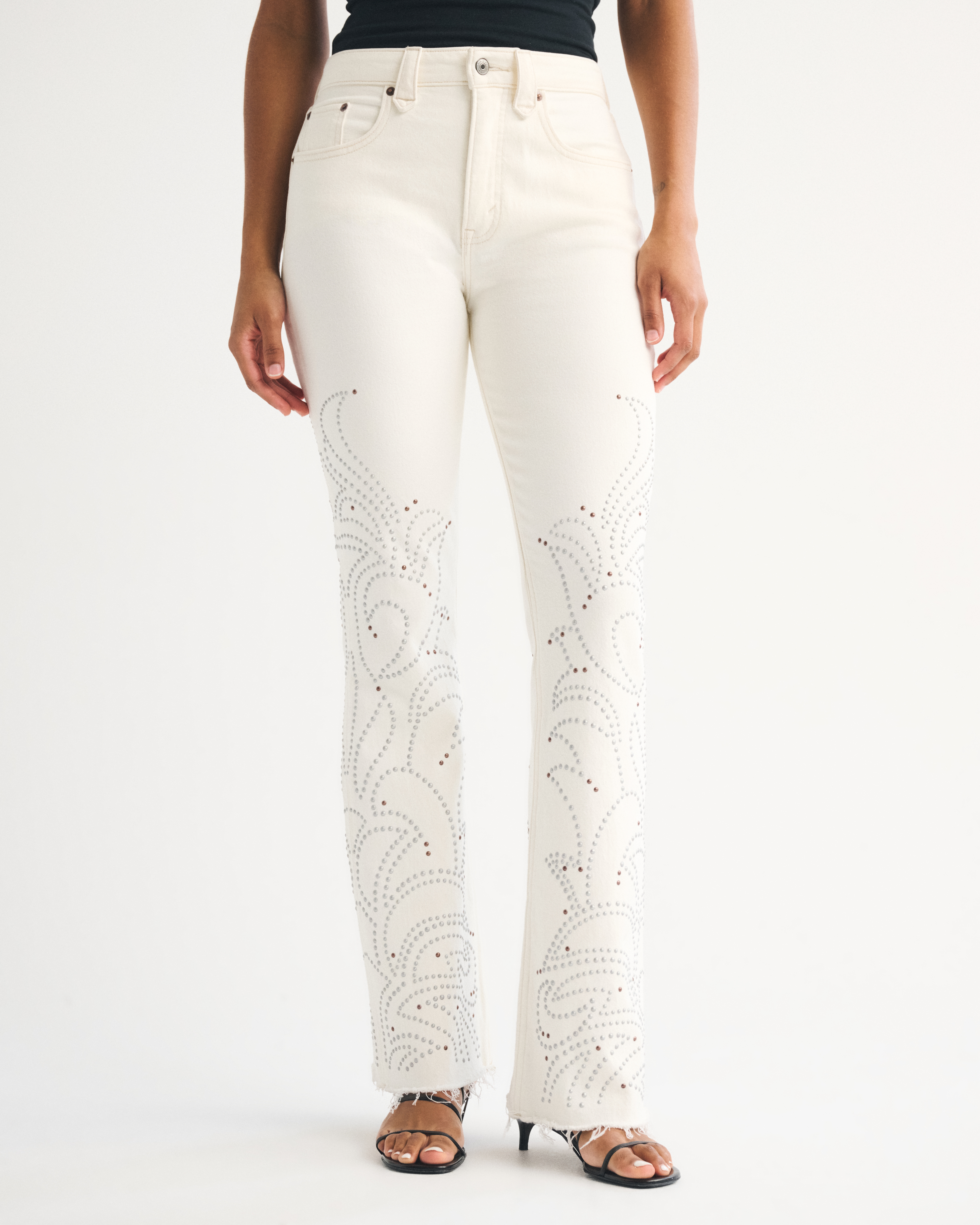 Abercrombie & Fitch Curve Love High Rise Bootcut Jean