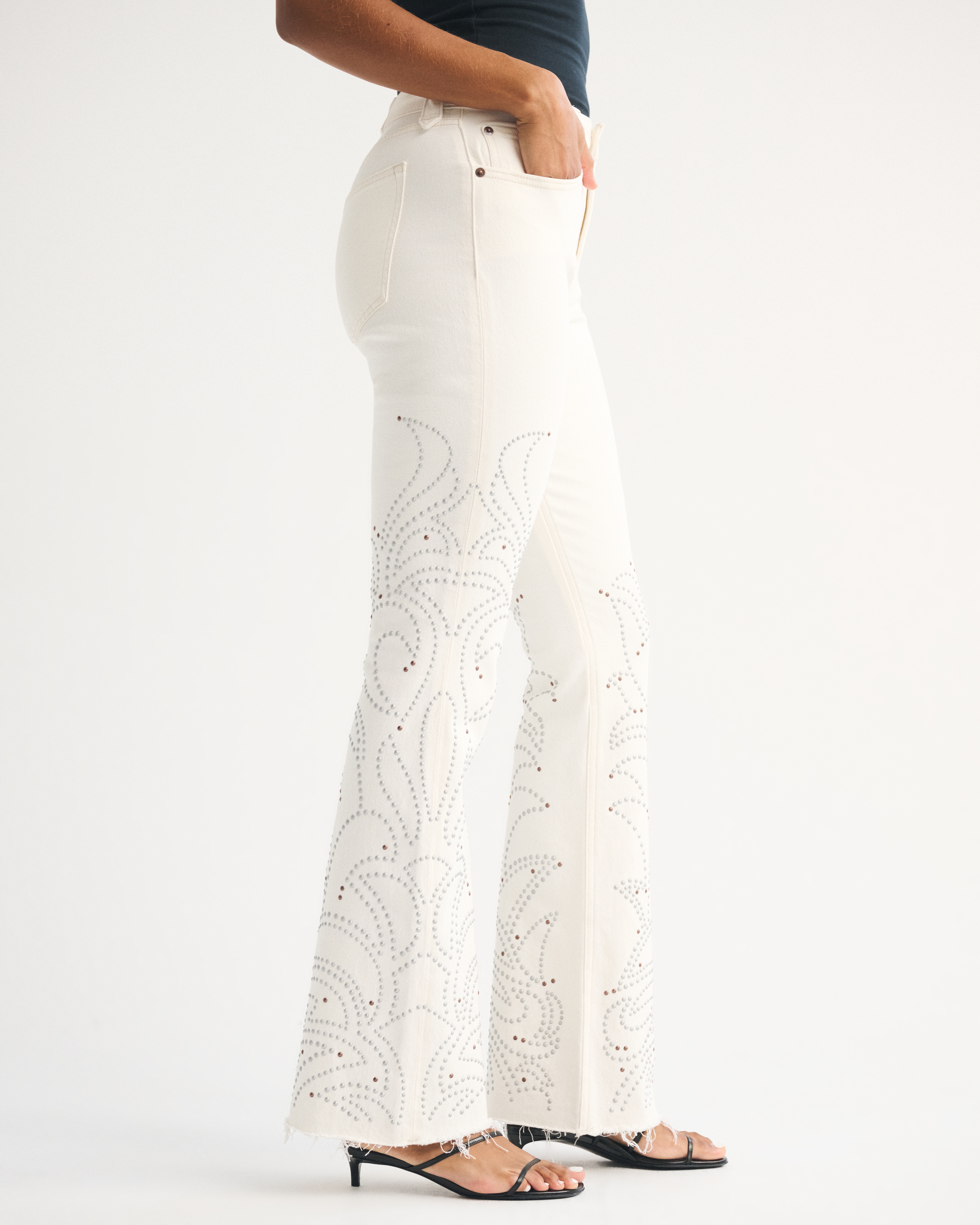 Abercrombie & Fitch Curve Love High Rise Bootcut Jean