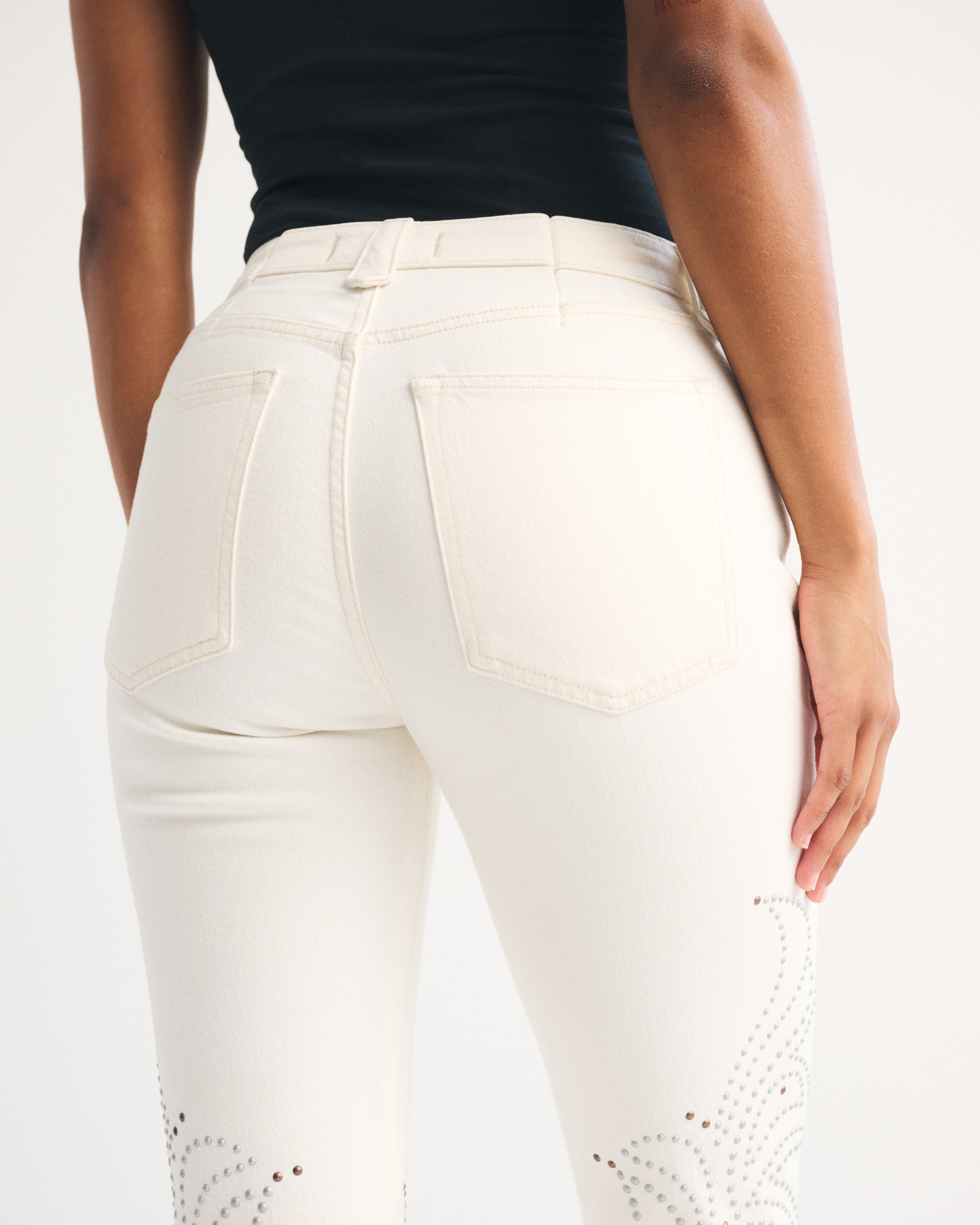 Abercrombie & Fitch Curve Love High Rise Bootcut Jean