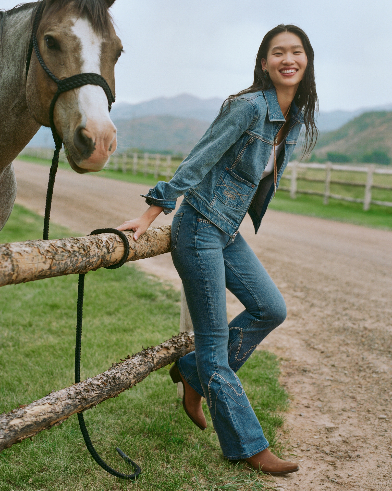 Abercrombie High Rise Bootcut Jean