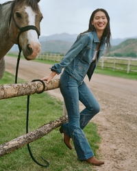 High Rise Bootcut Jean