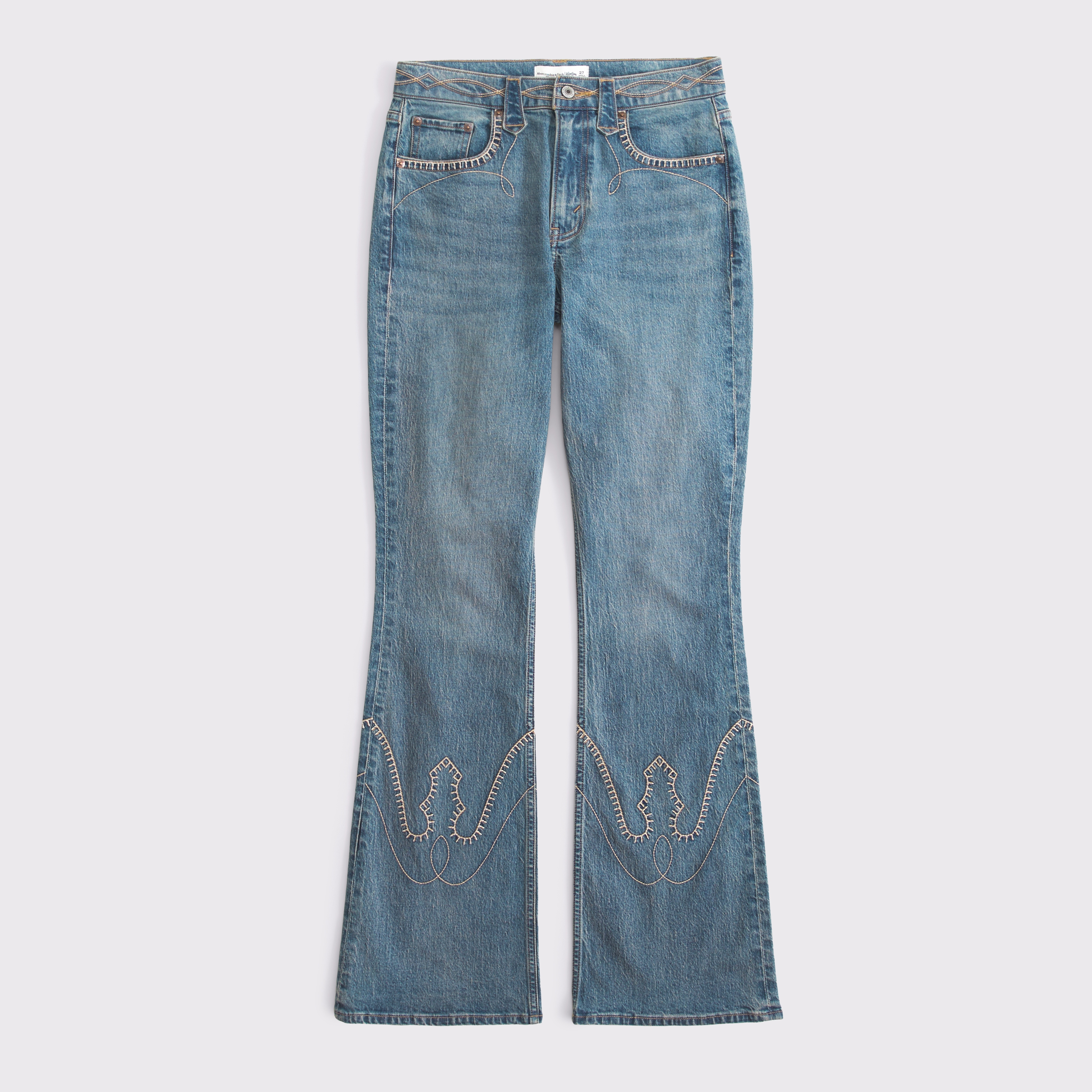 Abercrombie & Fitch Curve Love High Rise Bootcut Jean