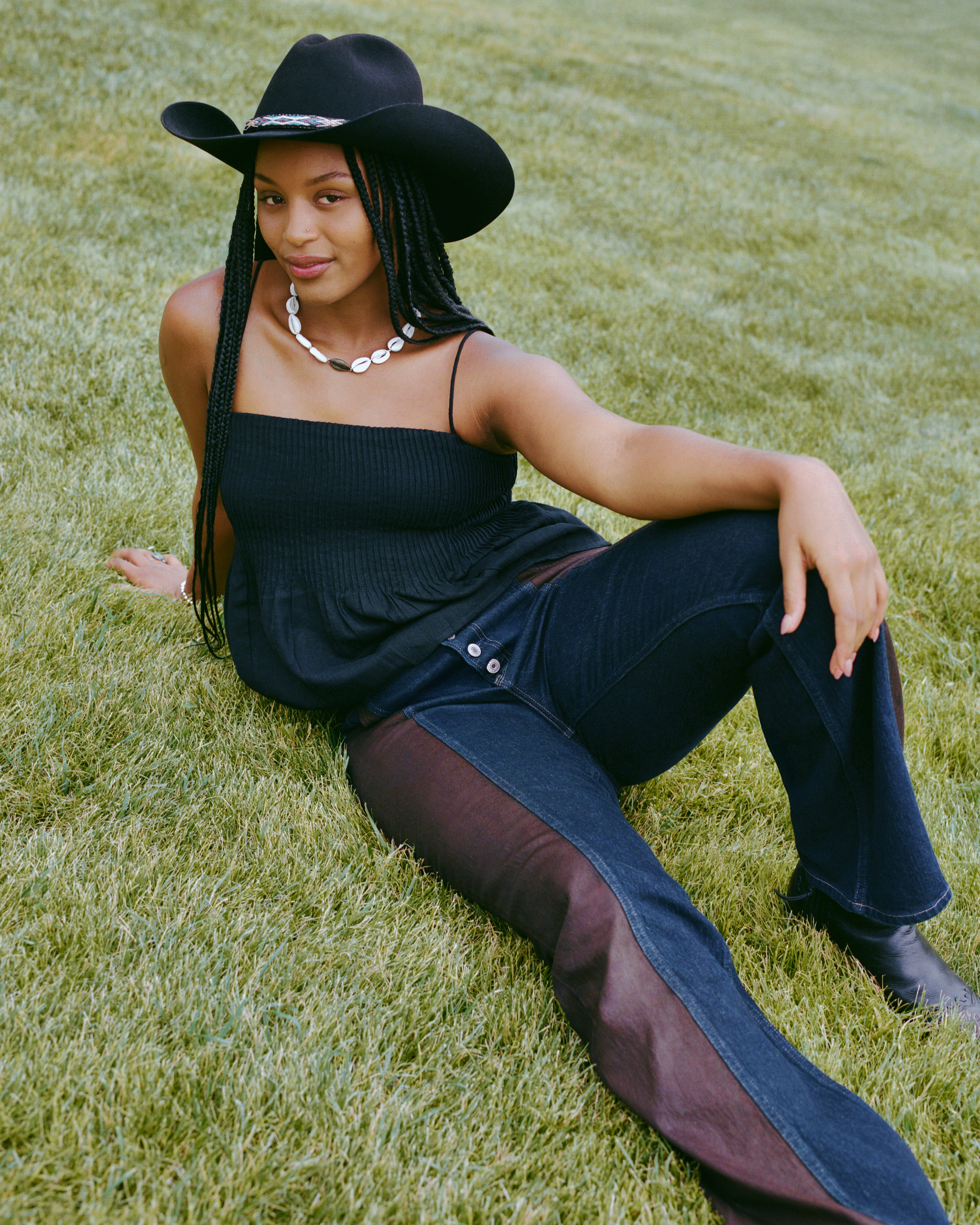 Abercrombie & Fitch Curve Love High Rise Bootcut Jean