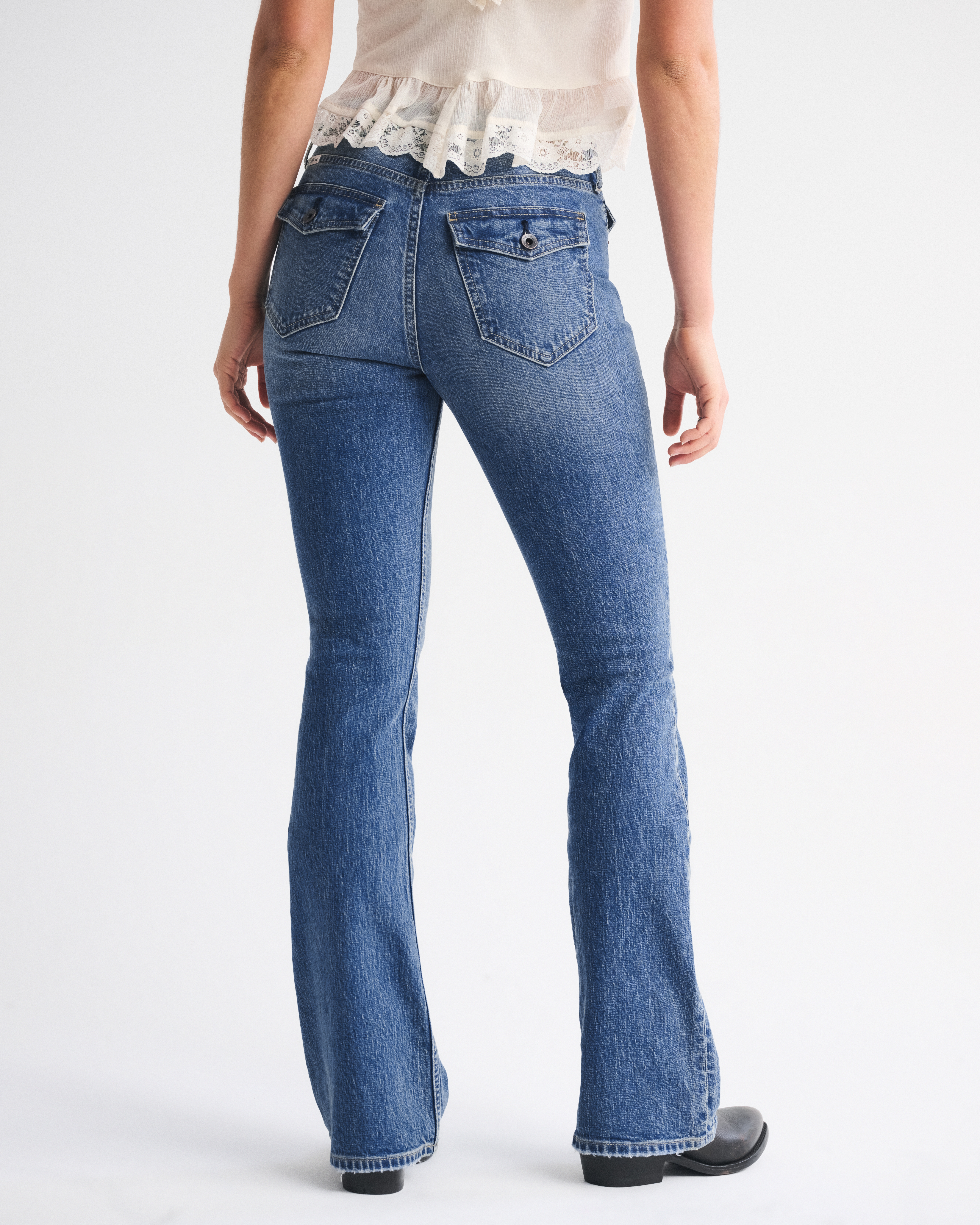 Abercrombie & Fitch High Rise Bootcut Jean