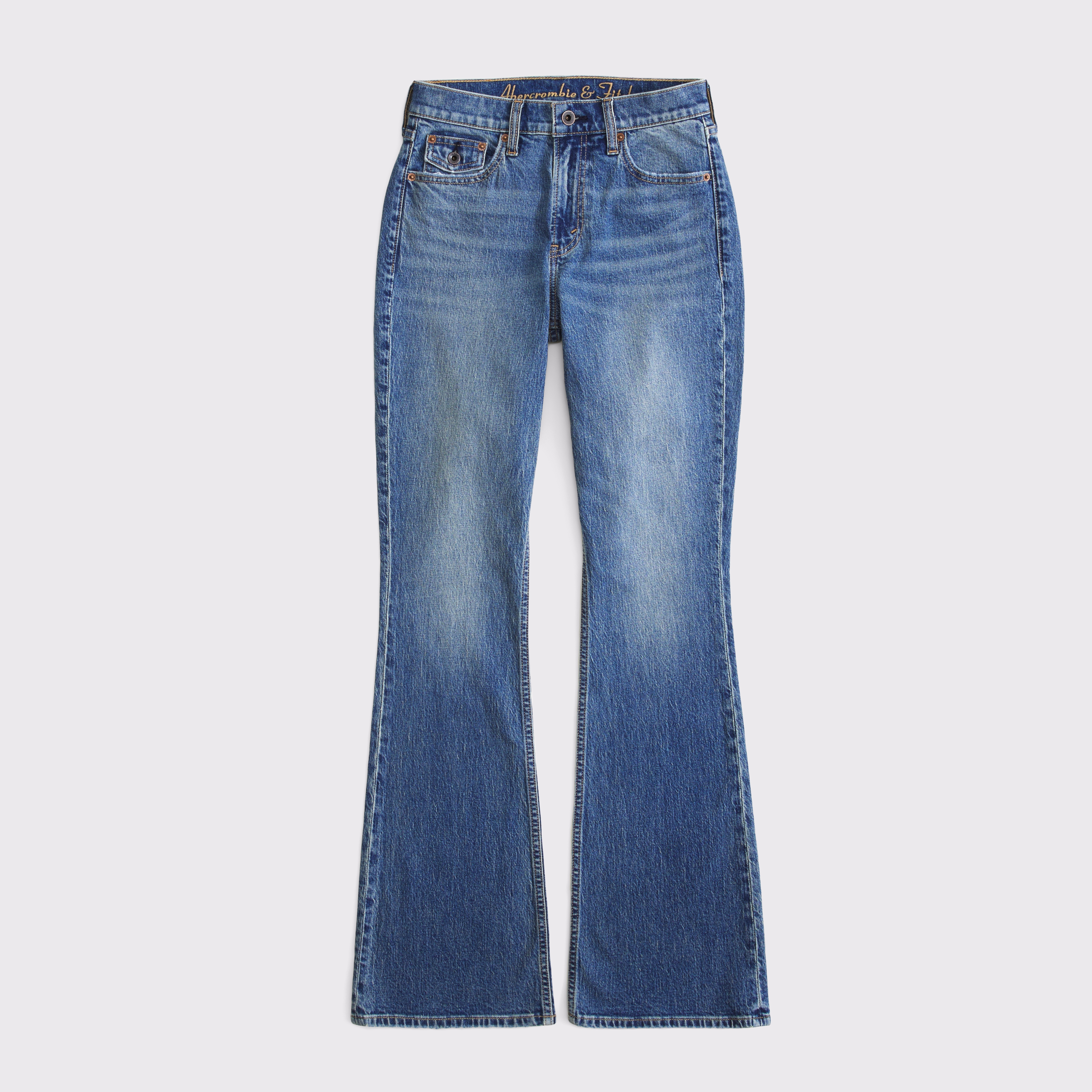 Abercrombie & Fitch Curve Love High Rise Bootcut Jean