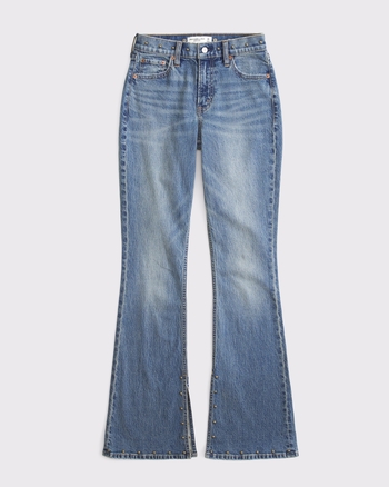 Curve Love High Rise Bootcut Studded Split-Vent Hem Jean