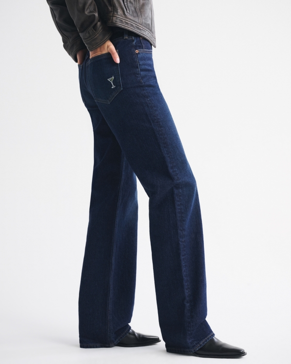 High Rise 90s Relaxed Martini Embroidered Jean
