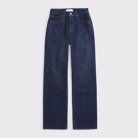 Женские джинсы Abercrombie & Fitch High Rise 90s Relaxed Cowboy Embroidered Jean