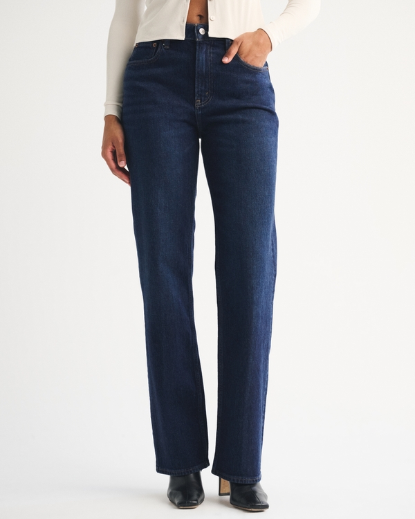 Curve Love High Rise 90s Relaxed Martini Embroidered Jean