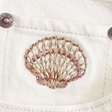 ecru shell embroidery