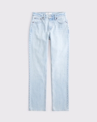 Curve Love Mid Rise 90s Straight Floral Embroidered Jean