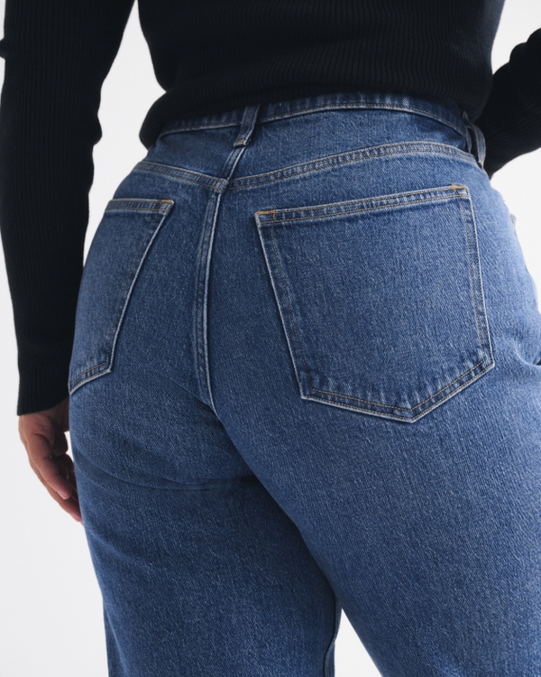 Curve Love High Rise 90s Relaxed Pearl Embellished Jean