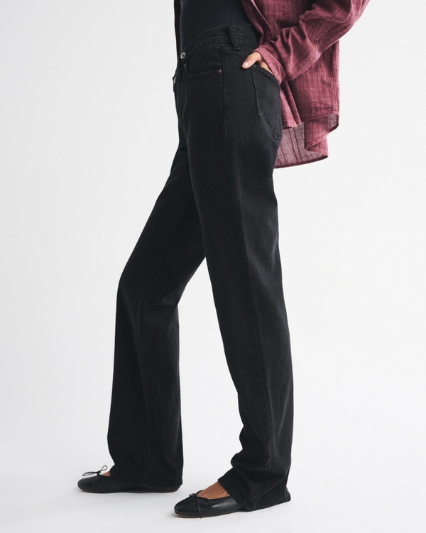 High Rise 90s Relaxed Crossover Waistband Jean