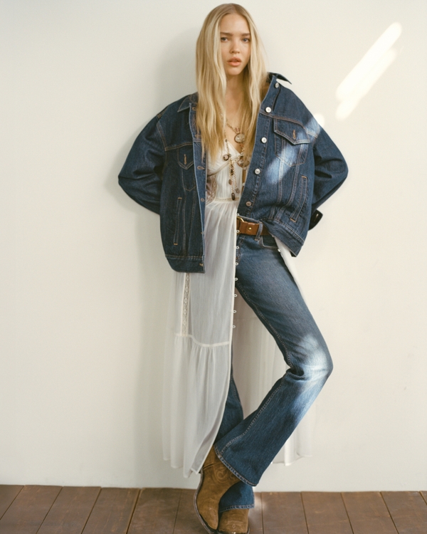 High Rise Bootcut Jean, Dark Y2k Pocket view 1