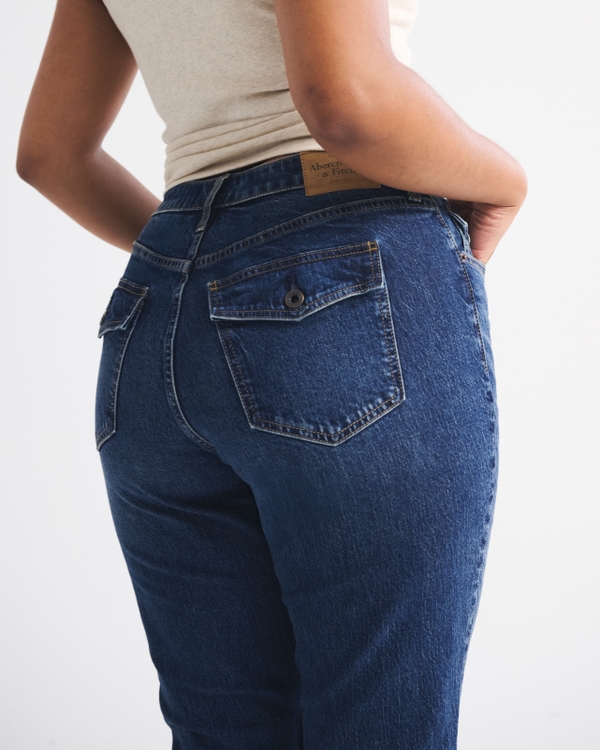 Curve Love High Rise Bootcut Jean, Dark Y2k Pocket view 2