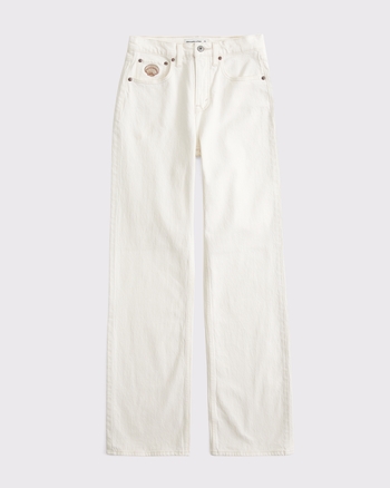 Curve Love High Rise 90s Relaxed Shell Embroidered Jean from Abercrombie & Fitch - $59.99
