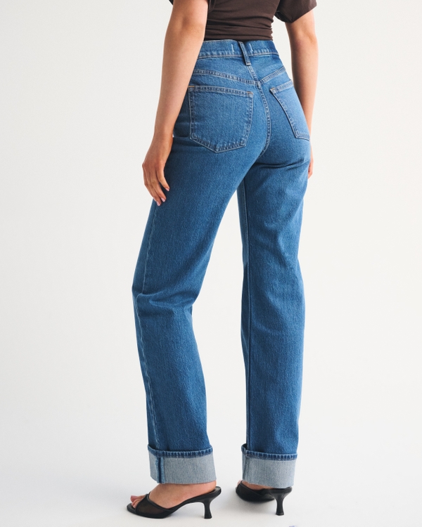 High Rise 90s Relaxed Cuffed Hem Jean